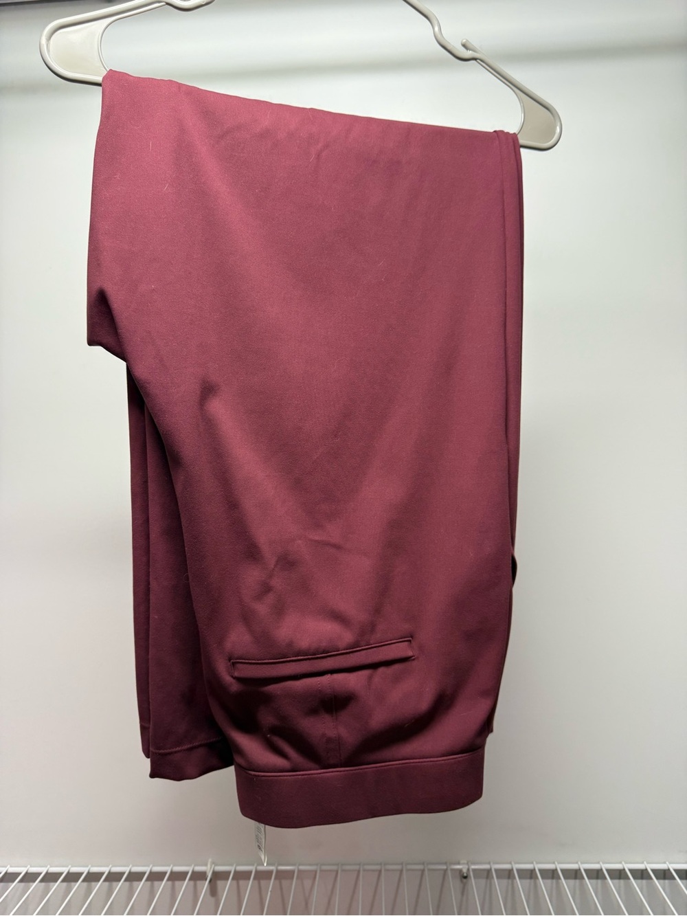HALARA Burgundy High-Waist Active Pants